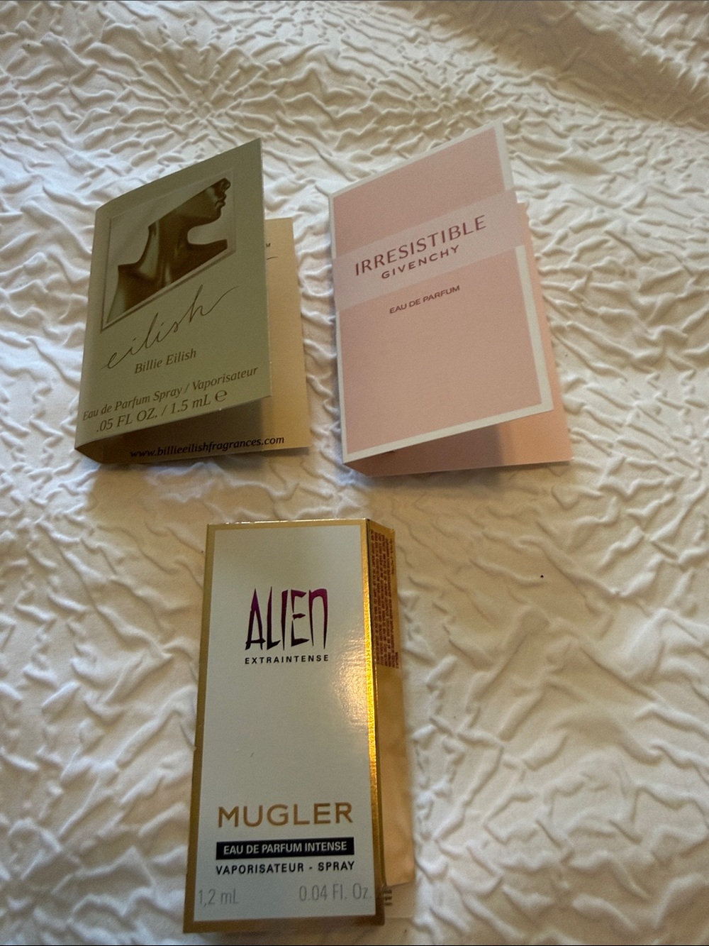 Givenchy Mugler Billie Eilish  Perfume Set of 3